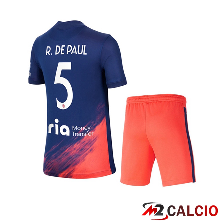 Maglie Calcio Personalizzate,Tute Calcio Squadre,Maglia Nazionale Italiana Calcio | Maglia Atletico Madrid (R. DE PAUL 5) Bambino Seconda Blu Navy 2021/2022 Maglie Calcio Personalizzate,Tute Calcio Squadre,Maglia Nazionale Italiana Calcio | Maglia Atletico Madrid (R. DE PAUL 5) Bambino Seconda Blu Navy 2021/2022