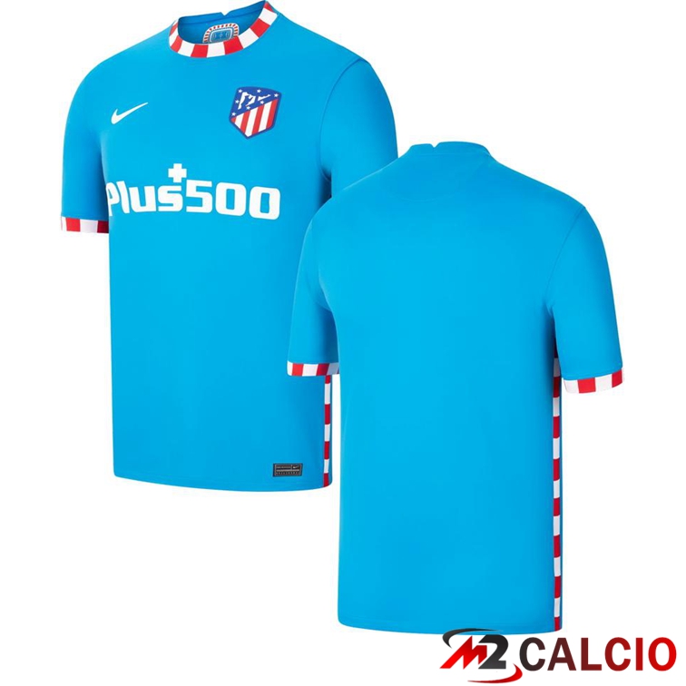 Maglie Calcio Personalizzate,Tute Calcio Squadre,Maglia Nazionale Italiana Calcio | Maglie Calcio Atletico Madrid Terza Blu 2021/2022