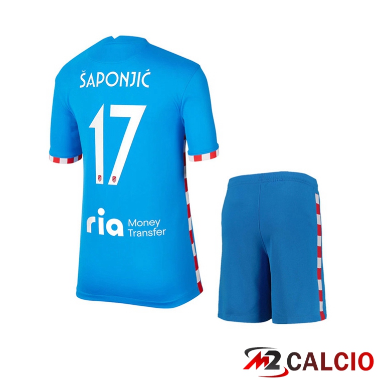 Maglie Calcio Personalizzate,Tute Calcio Squadre,Maglia Nazionale Italiana Calcio | Maglia Atletico Madrid (Šaponjic 17) Bambino Terza Blu 2021/2022 Maglie Calcio Personalizzate,Tute Calcio Squadre,Maglia Nazionale Italiana Calcio | Maglia Atletico Madrid (Šaponjic 17) Bambino Terza Blu 2021/2022