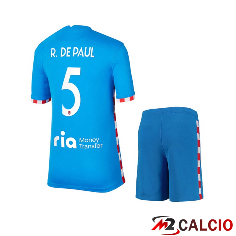 Maglie Calcio Personalizzate,Tute Calcio Squadre,Maglia Nazionale Italiana Calcio | Maglia Atletico Madrid (R. DE PAUL 5) Bambino Terza Blu 2021/2022 Maglie Calcio Personalizzate,Tute Calcio Squadre,Maglia Nazionale Italiana Calcio | Maglia Atletico Madrid (R. DE PAUL 5) Bambino Terza Blu 2021/2022