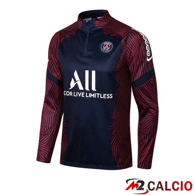Maglie Calcio Personalizzate,Tute Calcio Squadre,Maglia Nazionale Italiana Calcio | Felpa Allenamento Paris PSG Blu Reale 2021/2022