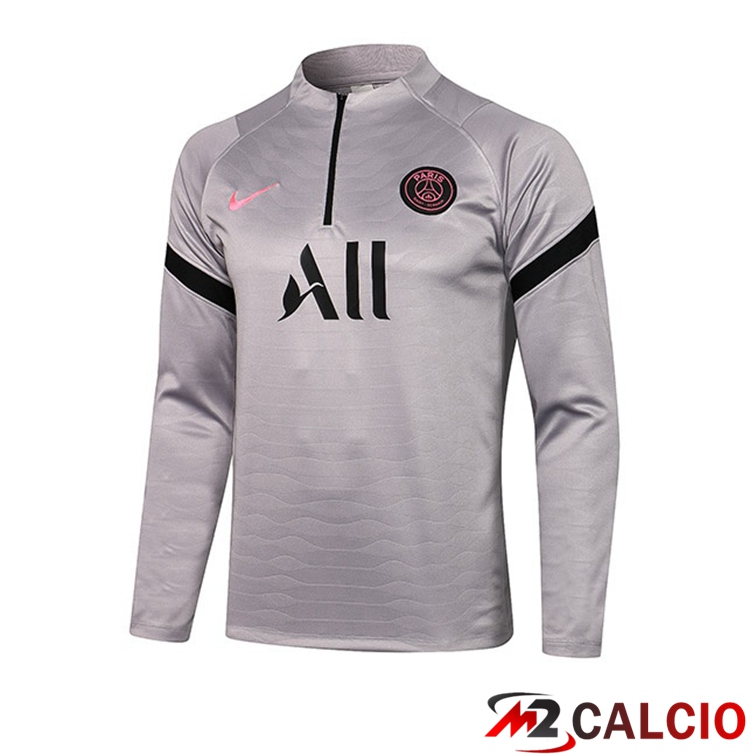 Maglie Calcio Personalizzate,Tute Calcio Squadre,Maglia Nazionale Italiana Calcio | Felpa Allenamento Jordan PSG Grigio 2021/2022