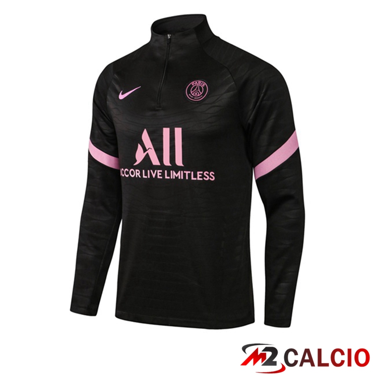 Maglie Calcio Personalizzate,Tute Calcio Squadre,Maglia Nazionale Italiana Calcio | Felpa Allenamento Paris PSG Nero Rosa 2021/2022