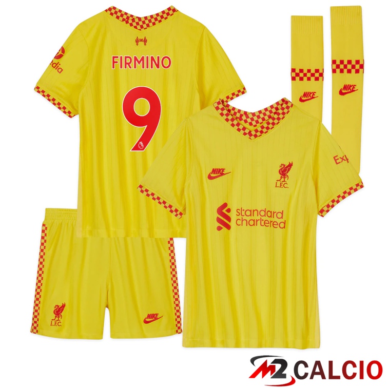 Maglie Calcio Personalizzate,Tute Calcio Squadre,Maglia Nazionale Italiana Calcio | Maglia FC Liverpool (FIRMINO 9) Bambino Terza Giallo 2021/2022 Maglie Calcio Personalizzate,Tute Calcio Squadre,Maglia Nazionale Italiana Calcio | Maglia FC Liverpool (FIRMINO 9) Bambino Terza Giallo 2021/2022