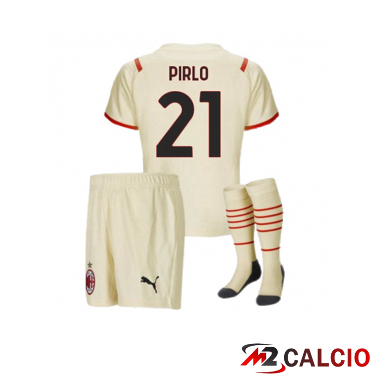 Maglie Calcio Personalizzate,Tute Calcio Squadre,Maglia Nazionale Italiana Calcio | Maglia AC Milan(PIRLO 21)Bambino Seconda Beige 2021/2022 Maglie Calcio Personalizzate,Tute Calcio Squadre,Maglia Nazionale Italiana Calcio | Maglia AC Milan(PIRLO 21)Bambino Seconda Beige 2021/2022