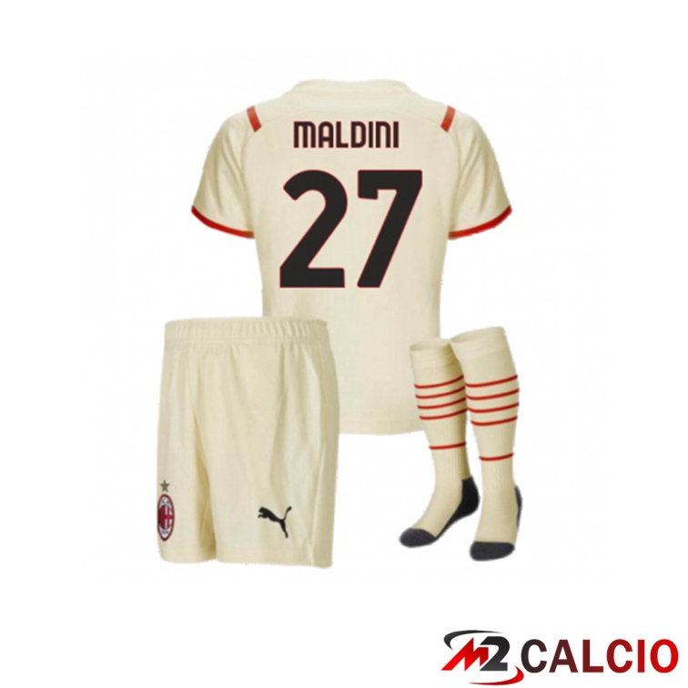 Maglie Calcio Personalizzate,Tute Calcio Squadre,Maglia Nazionale Italiana Calcio | Maglia AC Milan(MALDINI 27)Bambino Seconda Beige 2021/2022 Maglie Calcio Personalizzate,Tute Calcio Squadre,Maglia Nazionale Italiana Calcio | Maglia AC Milan(MALDINI 27)Bambino Seconda Beige 2021/2022