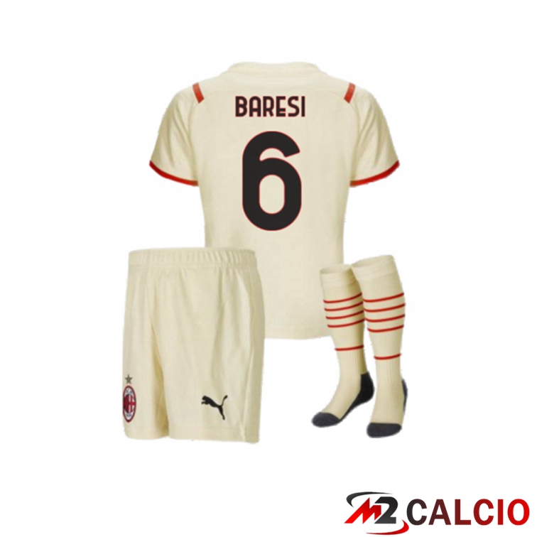 Maglie Calcio Personalizzate,Tute Calcio Squadre,Maglia Nazionale Italiana Calcio | Maglia AC Milan(BARESI 6)Bambino Seconda Beige 2021/2022 Maglie Calcio Personalizzate,Tute Calcio Squadre,Maglia Nazionale Italiana Calcio | Maglia AC Milan(BARESI 6)Bambino Seconda Beige 2021/2022