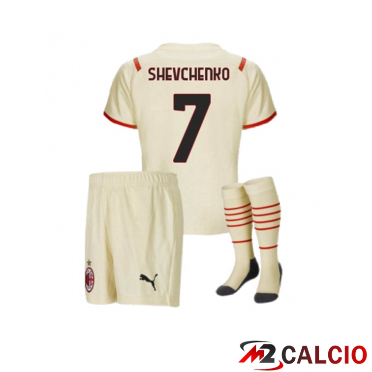 Maglie Calcio Personalizzate,Tute Calcio Squadre,Maglia Nazionale Italiana Calcio | Maglia AC Milan(SHEVCHENKO 7)Bambino Seconda Beige 2021/2022 Maglie Calcio Personalizzate,Tute Calcio Squadre,Maglia Nazionale Italiana Calcio | Maglia AC Milan(SHEVCHENKO 7)Bambino Seconda Beige 2021/2022