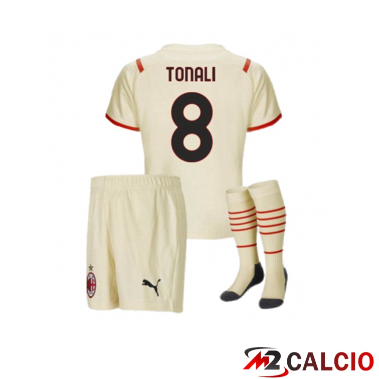 Maglie Calcio Personalizzate,Tute Calcio Squadre,Maglia Nazionale Italiana Calcio | Maglia AC Milan(TONALI 8)Bambino Seconda Beige 2021/2022 Maglie Calcio Personalizzate,Tute Calcio Squadre,Maglia Nazionale Italiana Calcio | Maglia AC Milan(TONALI 8)Bambino Seconda Beige 2021/2022