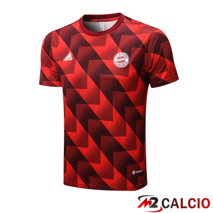 Maglie Calcio Personalizzate,Tute Calcio Squadre,Maglia Nazionale Italiana Calcio | T Shirt Allenamento Bayern Monaco Rosso 2022/2023
