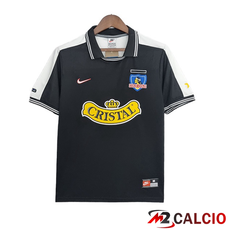 Maglie Calcio Personalizzate,Tute Calcio Squadre,Maglia Nazionale Italiana Calcio | Maglie Calcio Colo-Colo Retro Seconda Nero 1999