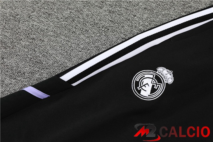 Insieme Tuta Calcio - Giacca Real Madrid Nero 2022/2023