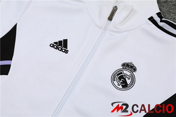 Insieme Tuta Calcio - Giacca Real Madrid Bianco 2022/2023