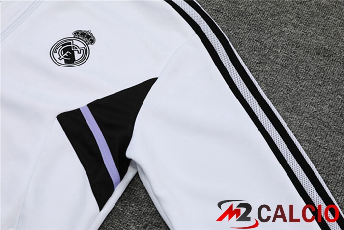 Insieme Tuta Calcio - Giacca Real Madrid Bianco 2022/2023