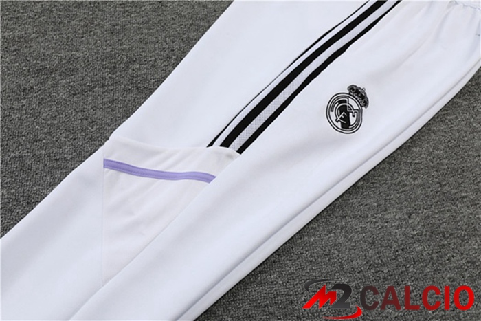 Insieme Tuta Calcio - Giacca Real Madrid Bianco 2022/2023