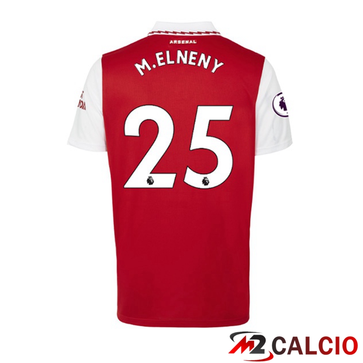 Maglie Calcio Personalizzate,Tute Calcio Squadre,Maglia Nazionale Italiana Calcio | Maglie Calcio Arsenal (M.ELNENY 25) Prima Rosso Bianco 2022/2023