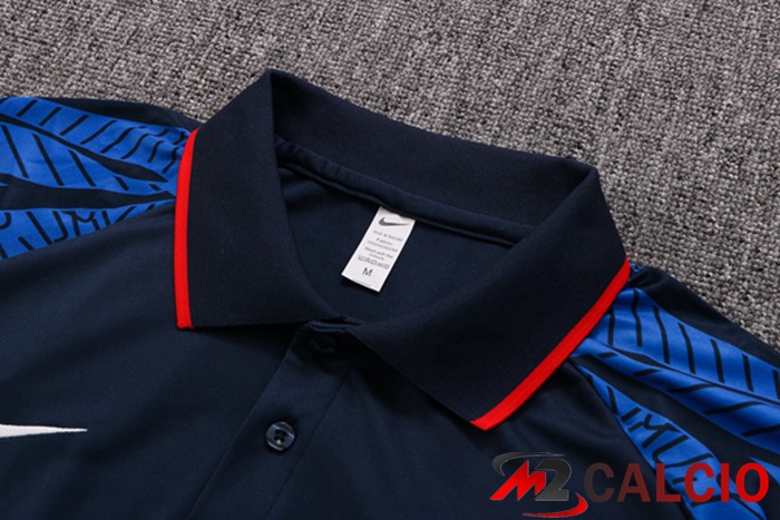 Kit Maglia Polo Paesi Bassi + Pantaloni Blu Reale 2022/2023