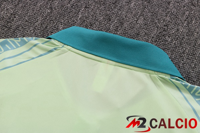 Kit Maglia Polo Brasile + Pantaloni Verde 2022/2023