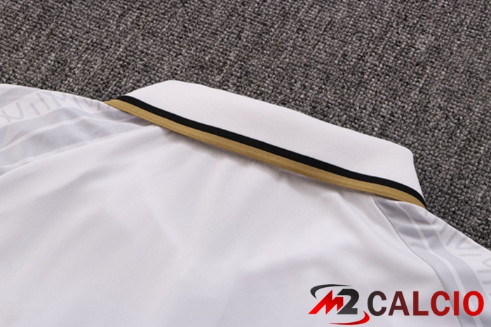 Kit Maglia Polo Francia + Pantaloni Bianco 2022/2023