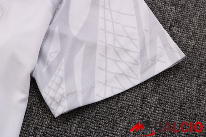 Kit Maglia Polo Francia + Pantaloni Bianco 2022/2023