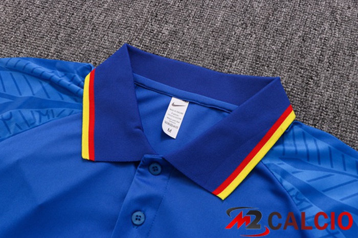 Kit Maglia Polo Francia + Pantaloni Blu 2022/2023