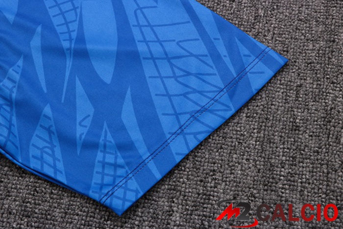 Kit Maglia Polo Francia + Pantaloni Blu 2022/2023