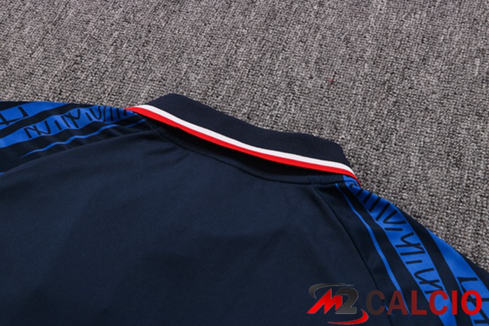 Kit Maglia Polo Francia + Pantaloni Blu Reale 2022/2023