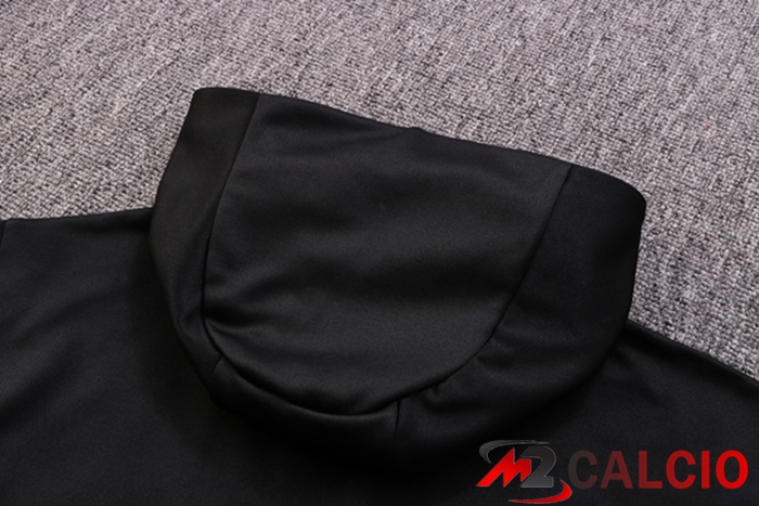 Insieme Giacca Con Cappuccio Tuta Corea Nero 2022/2023