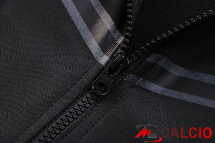 Insieme Giacca Con Cappuccio Tuta Corea Nero 2022/2023