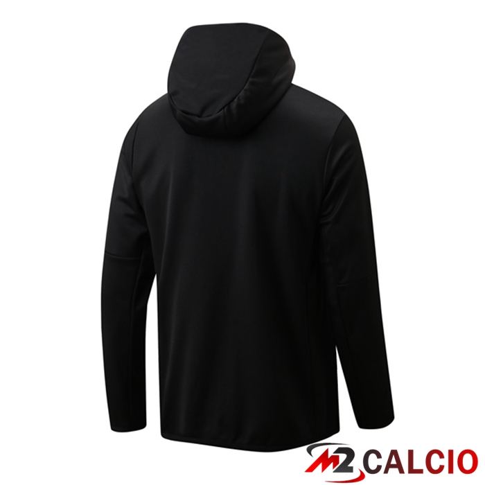 Insieme Giacca Con Cappuccio Tuta Brasile Nero 2022/2023