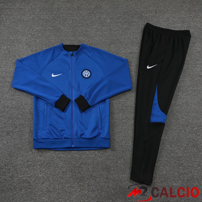 Insieme Tuta Calcio - Giacca Inter Milan Blu 2022/2023