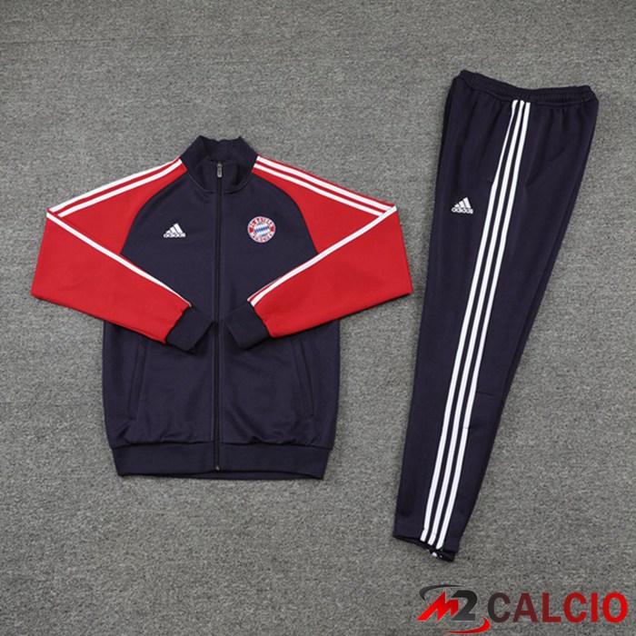 Insieme Tuta Calcio - Giacca Bayern Monaco Grigio 2022/2023