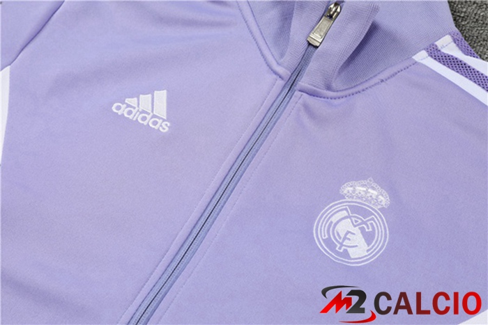 Insieme Tuta Calcio - Giacca Real Madrid Porpora 2022/2023