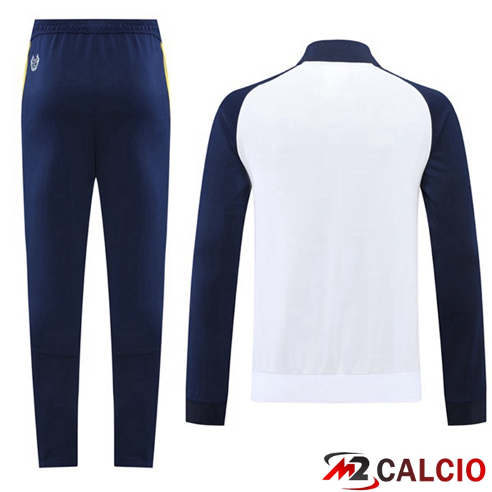 Insieme Tuta Calcio - Giacca Real Madrid Bianco 2022/2023