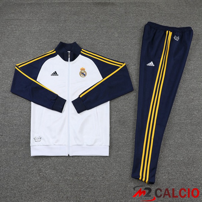 Insieme Tuta Calcio - Giacca Real Madrid Bianco 2022/2023