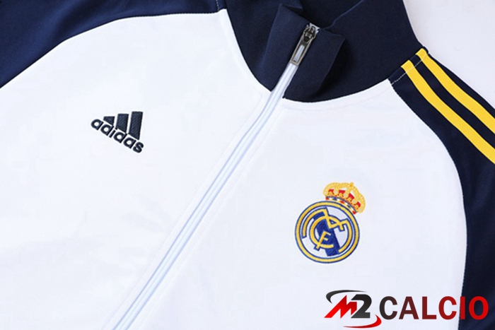 Insieme Tuta Calcio - Giacca Real Madrid Bianco 2022/2023