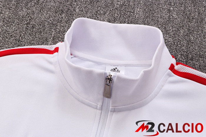 Insieme Tuta Calcio - Giacca Bayern Monaco Bianco 2022/2023