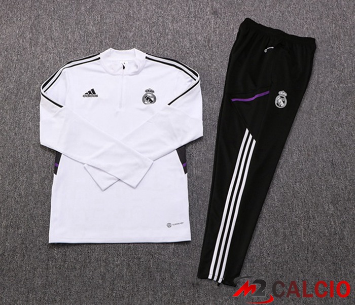 Tuta Calcio Real Madrid Bianco 2022/2023