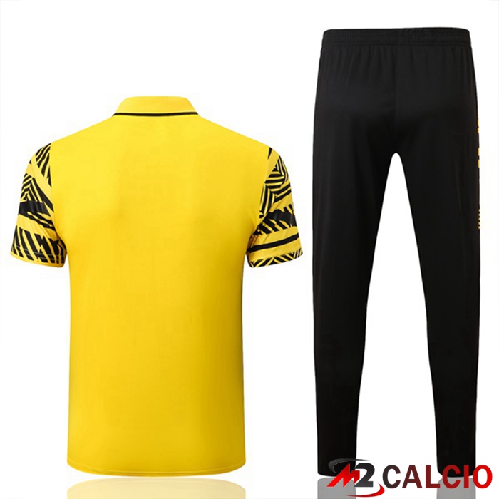 Maglia Polo Dortmund BVB Uomo + Pantaloni Giallo 2022/2023