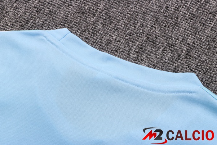 T Shirt Allenamento Manchester City + Shorts Blu 2022/2023