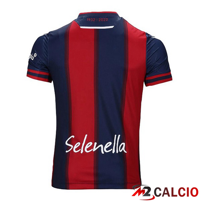Maglie Calcio Bologna Prima Rosso Blu 2022/2023