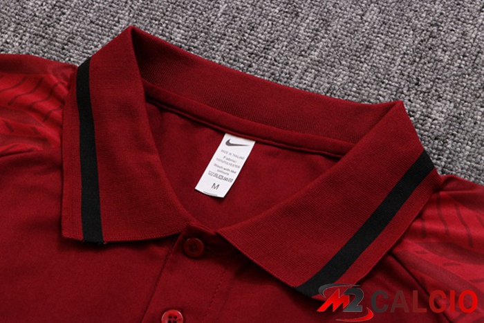 Maglia Polo Portogallo Uomo + Pantaloni Rosso 2022/2023
