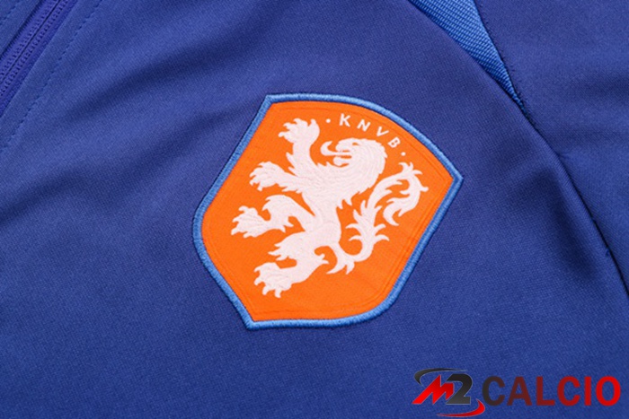 Insieme Tuta Calcio - Giacca Paesi Bassi Blu 2022/2023