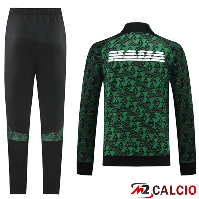 Insieme Tuta Calcio - Giacca Nigeria Verde 2022/2023