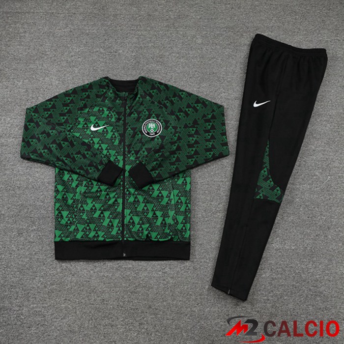 Insieme Tuta Calcio - Giacca Nigeria Verde 2022/2023