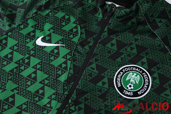 Insieme Tuta Calcio - Giacca Nigeria Verde 2022/2023