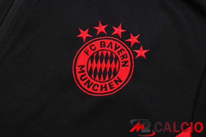 Insieme Tuta Calcio - Giacca Bayern Monaco Nero 2022/2023