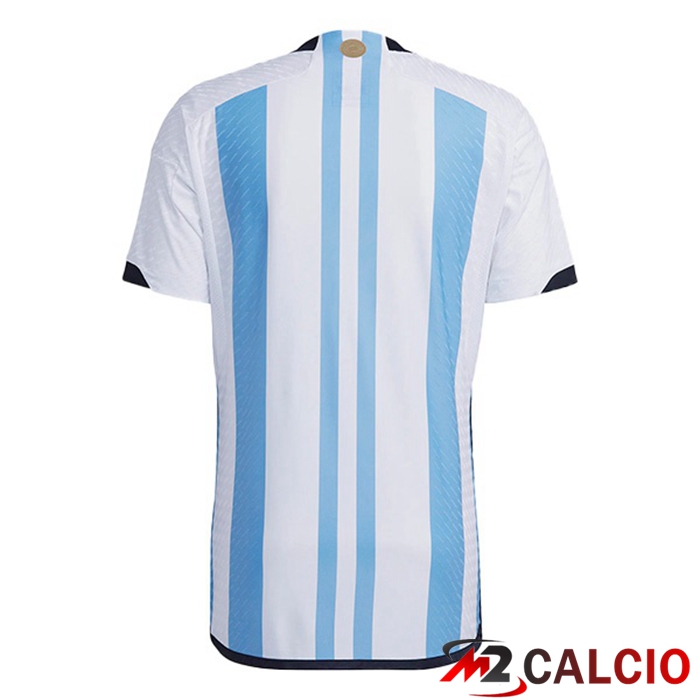 Maglie Calcio Argentina Prima Blu Bianco Coppa Del Mondo 2022