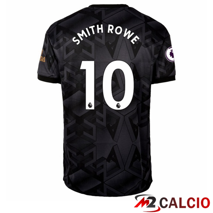 Maglie Calcio Personalizzate,Tute Calcio Squadre,Maglia Nazionale Italiana Calcio | Maglie Calcio Arsenal (SMITH ROWE 10) Seconda Nero 2022/2023