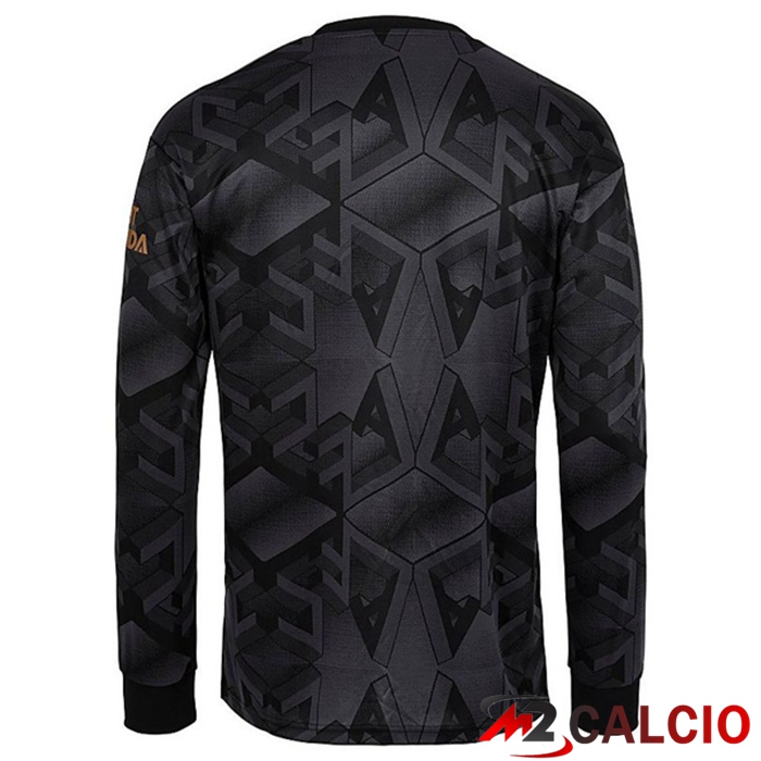 Maglie Calcio Arsenal Seconda Manica Lunga Nero 2022/2023